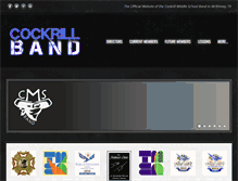 Tablet Screenshot of cockrillband.com
